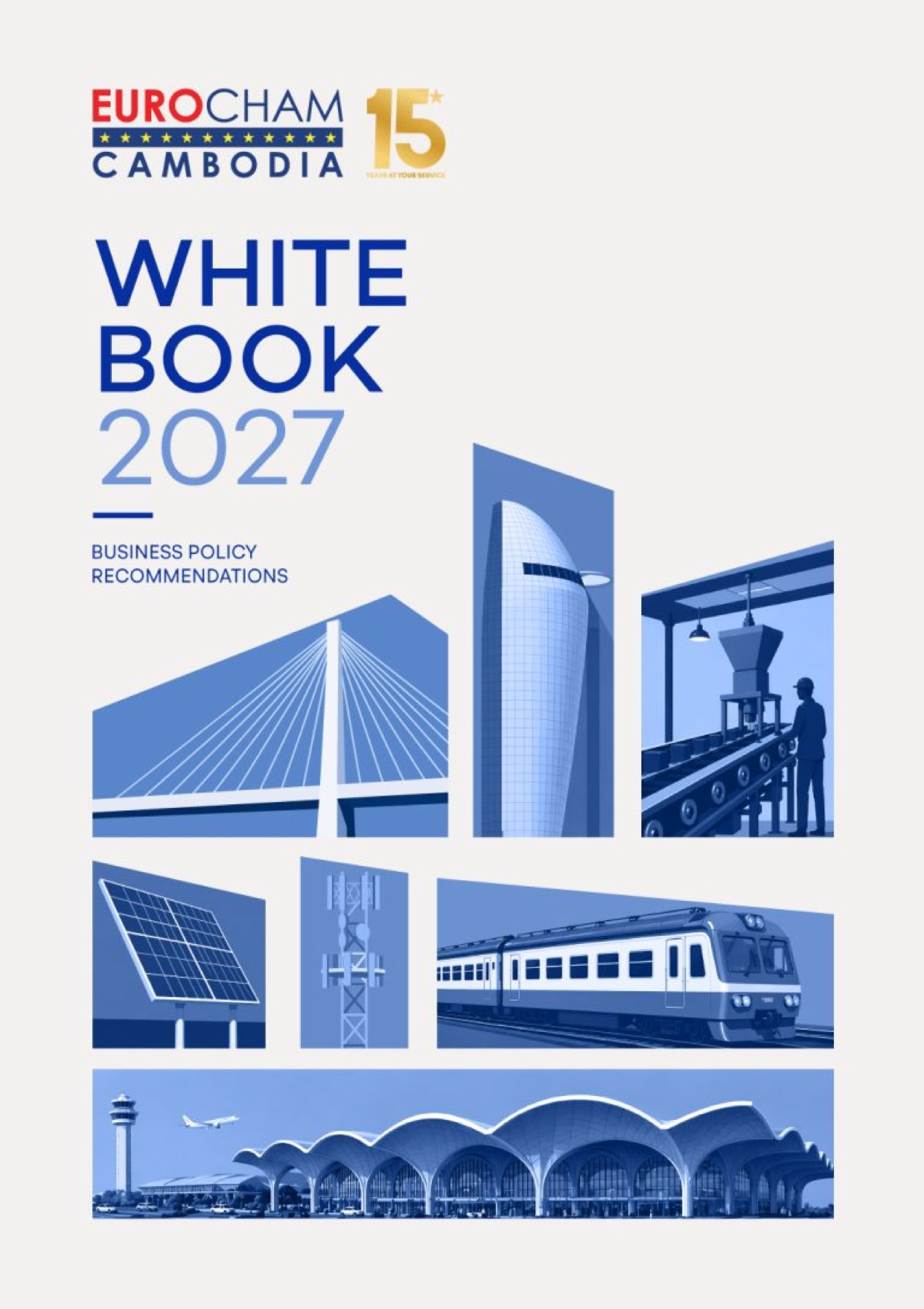 Cover of the EuroCham Cambodia White Book 2027, Business Policy Recommendations